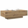 Mesa de centro madera ingeniería roble artisan 100x49,5x31 cm en Mesas de centro | Comprar online en Foru.es