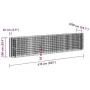 Arriate de gaviones de hierro galvanizado 470x50x100 cm de vidaXL, Maceteros y jardineras - Ref: Foro24-152037, Precio: 153,2...
