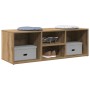 Banco zapatero madera ingeniería roble artisan 105x35x35 cm en Zapateros y organizadores de calzado | Comprar online en Foru.es
