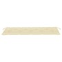 Banco de jardín 3 plazas madera eucalipto gris y cojín 150 cm de vidaXL, Bancos de jardín - Ref: Foro24-3061067, Precio: 222,...