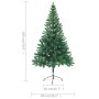 Árbol de Navidad artificial con luces y bolas 564 ramas 180 cm en Decoración Festiva y Estacional | Comprar online en Foru.es