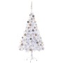 Árbol de Navidad artificial con luces y bolas 230 ramas 120 cm en Decoración Festiva y Estacional | Comprar online en Foru.es