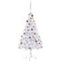 Árbol de Navidad artificial con luces y bolas 230 ramas 120 cm en Decoración Festiva y Estacional | Comprar online en Foru.es