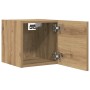 Mueble de pared para TV roble artisan 30,5x30x30 cm en Muebles TV | Comprar online en Foru.es