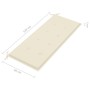 Banco de jardín 2 plazas madera eucalipto gris y cojín 120 cm de vidaXL, Bancos de jardín - Ref: Foro24-3061025, Precio: 187,...