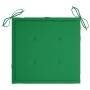 Sillas de jardín con cojines 4 uds madera maciza de acacia gris de vidaXL, Sillas de jardín - Ref: Foro24-3061232, Precio: 27...