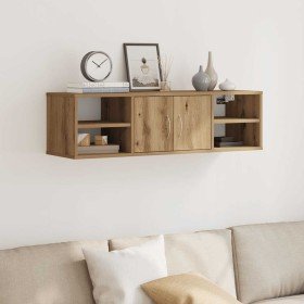 Armario de pared madera de ingeniería roble artisan 101x30x29cm en Estanterías | Comprar online en Foru.es