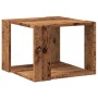 Mesa de centro de madera contrachapada envejecida 40x40x30 cm en Mesas de centro | Comprar online en Foru.es