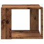 Mesa de centro de madera contrachapada envejecida 40x40x30 cm en Mesas de centro | Comprar online en Foru.es