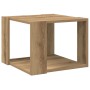 Mesa de centro madera de ingeniería roble artisan 40x40x30 cm en Mesas de centro | Comprar online en Foru.es