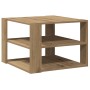 Mesa de centro madera ingeniería roble artesanal 58x58x40 cm en Mesas de centro | Comprar online en Foru.es