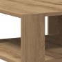 Mesa de centro madera ingeniería roble artesanal 58x58x40 cm en Mesas de centro | Comprar online en Foru.es