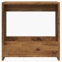 Mesa auxiliar de madera contrachapada envejecida 50x26x50 cm en Mesas auxiliares | Comprar online en Foru.es