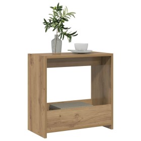 Mesa auxiliar madera contrachapada roble artisian 50x26x50 cm en Mesas auxiliares | Comprar online en Foru.es