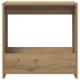 Mesa auxiliar madera contrachapada roble artisian 50x26x50 cm en Mesas auxiliares | Comprar online en Foru.es