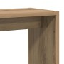 Mesa auxiliar madera contrachapada roble artisian 50x26x50 cm en Mesas auxiliares | Comprar online en Foru.es