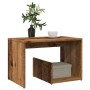 Mesa auxiliar de madera contrachapada envejecida 59x36x38 cm en Mesas auxiliares | Comprar online en Foru.es