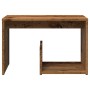 Mesa auxiliar de madera contrachapada envejecida 59x36x38 cm en Mesas auxiliares | Comprar online en Foru.es