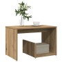 Mesa auxiliar de madera de ingeniería roble artisan 59x36x38 cm en Mesas auxiliares | Comprar online en Foru.es