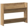 Zapatero de pared madera ingeniería roble artisan 80x18x60 cm en Zapateros y organizadores de calzado | Comprar online en Foru.e