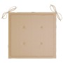 Sillas de jardín con cojines 4 uds madera maciza de acacia gris de vidaXL, Sillas de jardín - Ref: Foro24-3061228, Precio: 28...