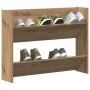 Zapatero de pared madera ingeniería roble artisan 80x18x60 cm en Zapateros y organizadores de calzado | Comprar online en Foru.e