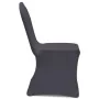 Funda de silla elástica 6 unidades gris antracita de vidaXL, Fundas - Ref: Foro24-131412, Precio: 20,72 €, Descuento: %