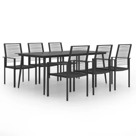 Juego de comedor de jardín 7 piezas de vidaXL, Conjuntos de jardín - Ref: Foro24-3060259, Precio: 469,47 €, Descuento: %