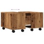 Mesa de centro madera de ingeniería envejecida 60x60x38 cm en Mesas de centro | Comprar online en Foru.es
