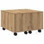 Mesa de centro madera de ingeniería roble artisan 60x60x38 cm en Mesas de centro | Comprar online en Foru.es