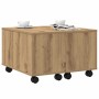 Mesa de centro madera de ingeniería roble artisan 60x60x38 cm en Mesas de centro | Comprar online en Foru.es