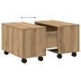 Mesa de centro madera de ingeniería roble artisan 60x60x38 cm en Mesas de centro | Comprar online en Foru.es
