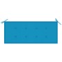 Banco de jardín 2 plazas madera eucalipto gris y cojín 120 cm de vidaXL, Bancos de jardín - Ref: Foro24-3061027, Precio: 183,...