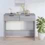 Mesa consola madera contrachapada gris Sonoma 90x36x75 cm de vidaXL, Mesas auxiliares - Ref: Foro24-817073, Precio: 53,99 €, ...
