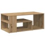 Mesa de centro madera contrachapada roble artisan 100x50x40 cm en Mesas de centro | Comprar online en Foru.es