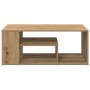 Mesa de centro madera contrachapada roble artisan 100x50x40 cm en Mesas de centro | Comprar online en Foru.es