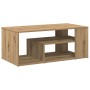Mesa de centro madera contrachapada roble artisan 100x50x40 cm en Mesas de centro | Comprar online en Foru.es