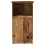 Mesa auxiliar de madera contrachapada envejecida 36x30x56 cm en Mesas auxiliares | Comprar online en Foru.es