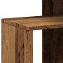 Mesa auxiliar de madera contrachapada envejecida 36x30x56 cm en Mesas auxiliares | Comprar online en Foru.es