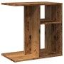 Mesa auxiliar de madera contrachapada envejecida 50x30x50 cm en Mesas auxiliares | Comprar online en Foru.es