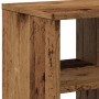 Mesa auxiliar de madera contrachapada envejecida 50x30x50 cm en Mesas auxiliares | Comprar online en Foru.es