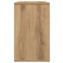 Mesa auxiliar de madera contrachapada roble artisan 50x30x50 cm en Mesas auxiliares | Comprar online en Foru.es