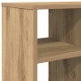 Mesa auxiliar de madera contrachapada roble artisan 50x30x50 cm en Mesas auxiliares | Comprar online en Foru.es