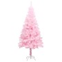 Árbol de Navidad preiluminado con luces y bolas rosa 150 cm en Decoración Festiva y Estacional | Comprar online en Foru.es