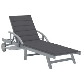Gartenliege mit Kissen aus massivem Akazienholz von vidaXL, Liegen - Ref: Foro24-3061329, Preis: 206,80 €, Rabatt: %