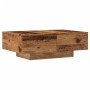 Mesa de centro madera ingeniería madera envejecida 90x60x31 cm en Mesas de centro | Comprar online en Foru.es