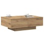 Mesa de centro madera de ingeniería roble artisan 90x60x31 cm en Mesas de centro | Comprar online en Foru.es