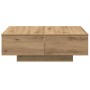 Mesa de centro madera de ingeniería roble artisan 90x60x31 cm en Mesas de centro | Comprar online en Foru.es