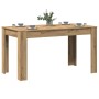 Mesa de comedor madera ingeniería roble artisan 140x74,5x76 cm en Mesas de comedor | Comprar online en Foru.es