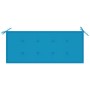 Banco de jardín 3 plazas madera eucalipto gris y cojín 150 cm de vidaXL, Bancos de jardín - Ref: Foro24-3061054, Precio: 217,...